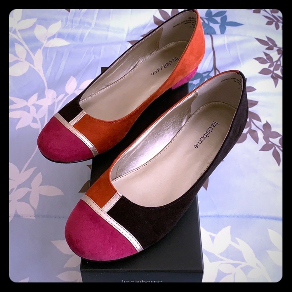 Liz Claiborne Blake Colorblock Pumps Size 6M